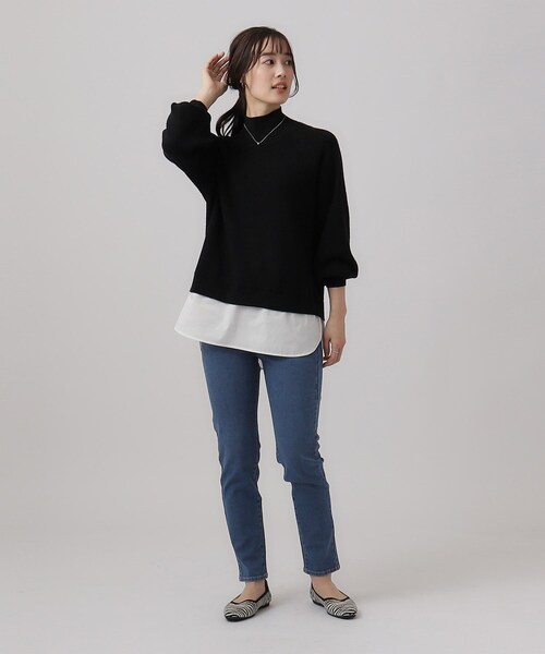 SHOO・LA・RUE(シューラルー)の「デニムスキニーパンツ(デニムパンツ・レディース・ブルー/ネイビー・01/02/03/04/05/10)」の8枚目の写真