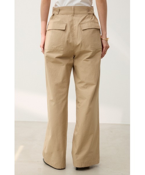 crie conforto（クリーコンフォルト）の「ワイドベイカーパンツ（カーゴパンツ・レディース・ネイビー/ベージュ・MEDIUM/SMALL）」の13枚目の写真