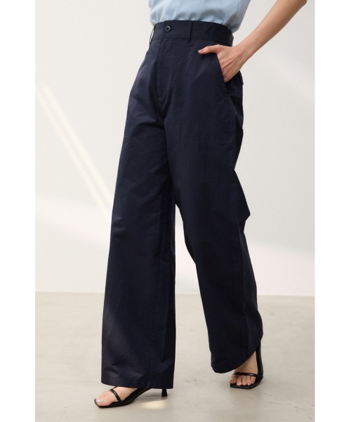 crie conforto（クリーコンフォルト）の「ワイドベイカーパンツ（カーゴパンツ・レディース・ネイビー/ベージュ・MEDIUM/SMALL）」の20枚目の写真