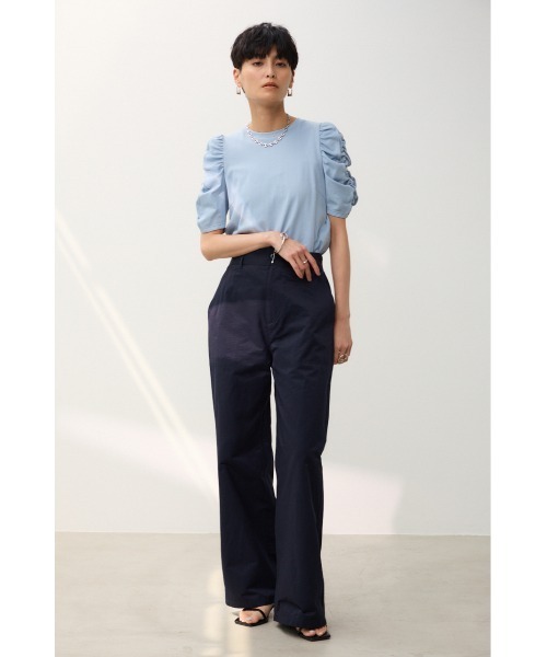 crie conforto（クリーコンフォルト）の「ワイドベイカーパンツ（カーゴパンツ・レディース・ネイビー/ベージュ・MEDIUM/SMALL）」の21枚目の写真