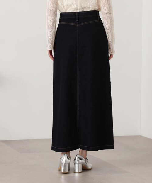 N.（N. Natural Beauty Basic）（エヌエヌナチュラルビューティーベーシック）の「【S Size Line】◆デニムロングスカート（デニムスカート・レディース・グレー/ワンウォッシュ・SMALL/MEDIUM）」の17枚目の写真