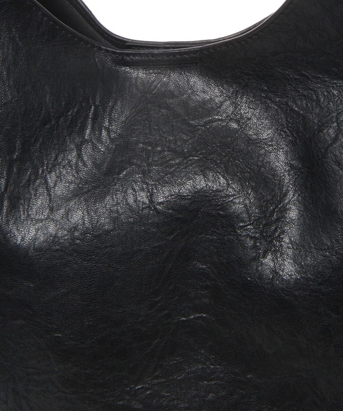 3.3 Field Trip （3.3フィールドトリップ）の「【UNISEX】3.3 Field Trip／BIG HOBO SHOULDE  2108818（トートバッグ・レディース・ブラック/ブラウン・FREE）」の5枚目の写真