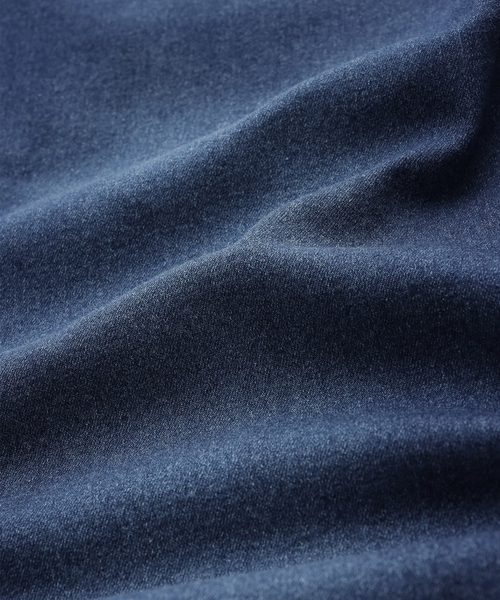 CROSS FUNCTION（クロスファンクション）の「《ストレッチ・サスティナブル》エコベロデニムテーパードパンツ【CF/クロスファンクション】（デニムパンツ・レディース・ブルー/ネイビー・S/M/L/LL）」の4枚目の写真