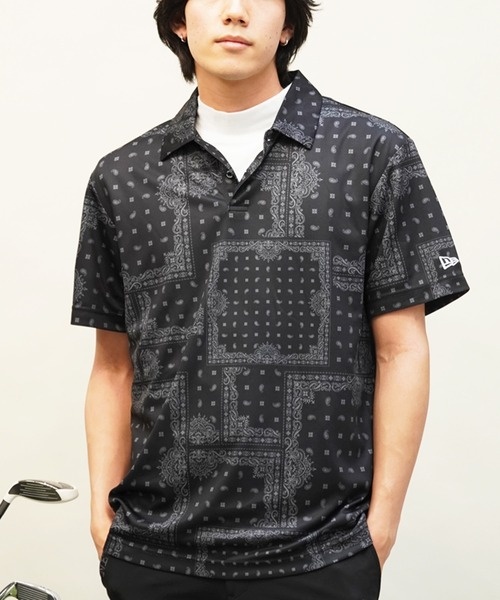 NEW ERA ニューエラゴルフ モックネック 半袖T ONSPOTZ別注