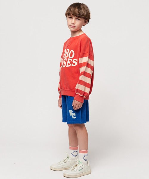 トップス Bobo Choses stripes sweatshirt 10y-12y BOBO CHOSES(ボボショーズ)の「Bobo Choses stripes