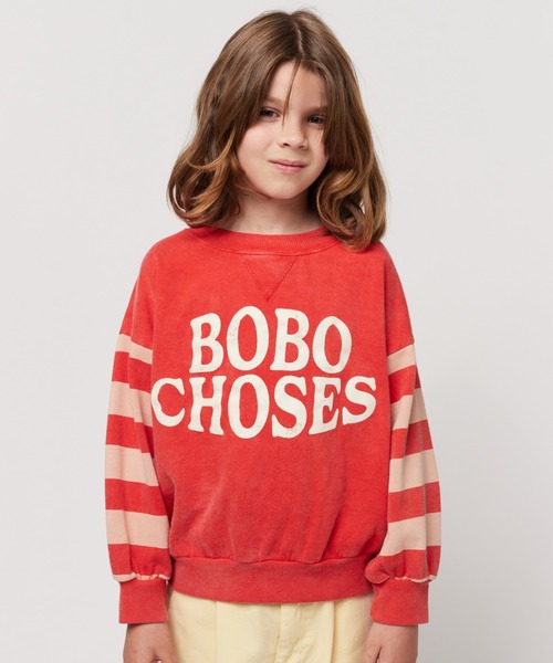 トップス Bobo Choses stripes sweatshirt 10y-12y BOBO CHOSES（ボボショーズ）の「Bobo Choses stripes