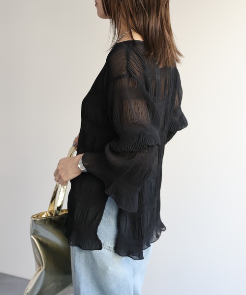 ROCHAS ロシャス 20SS シアーシルクブラウス ROCHAS（ロシャス）の「Rochas - フローラル柄 シルクブラウス