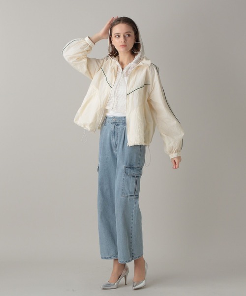 FOREVER 21（フォーエバー トゥエンティーワン）の「【2024SS】スポーティーブルゾン（ブルゾン・レディース・ネイビー/オフホワイト/グレー・FREE）」の13枚目の写真