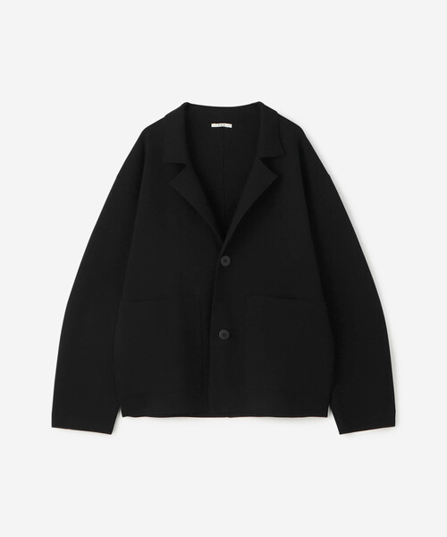 Bshop(ビショップ)の「TAA | 〈別注〉ニットブレザー WOMEN(テーラードジャケット・レディース・ブラック・0)」の2枚目の写真