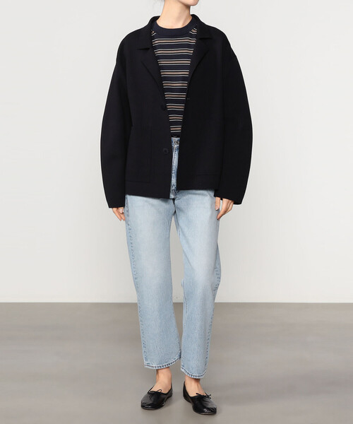 Bshop(ビショップ)の「TAA | 〈別注〉ニットブレザー WOMEN(テーラードジャケット・レディース・ブラック・0)」の13枚目の写真