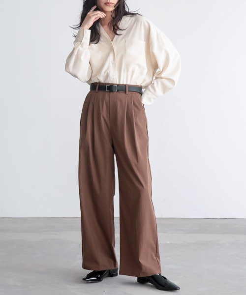 セール】[低身長向けサイズ有]速乾イージータックストレートパンツ