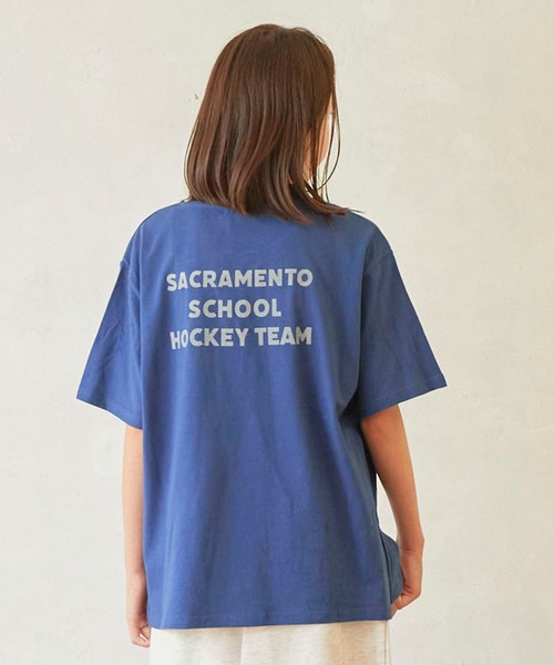 undeny.(アンディニ-)の「アンディニー TEAM Tシャツ(Tシャツ/カットソー・キッズ・ブルー/ホワイト/ベージュ系その他・L/XL/M)」の6枚目の写真