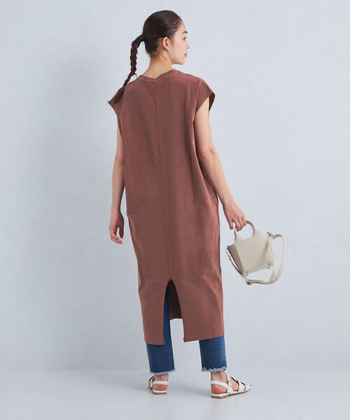 STAR&STRIPE（スターアンドストライプ）の「【別注】＜STAR&STRIPE＞フレンチスリーブ ワンピース（ワンピース・レディース・ブラウン/ナチュラル/グレー/ブラック・FREE）」の13枚目の写真