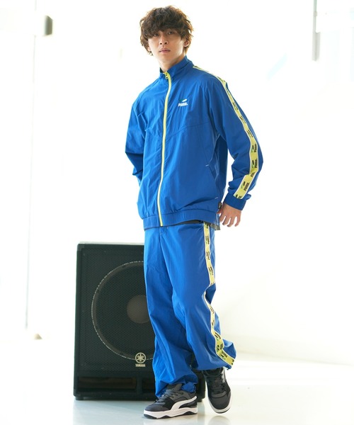 PUMA（プーマ）の「PUMA SKATEBOARDING/プーマ スケートボーディング トラックパンツ 裾ドローコード 625689（その他パンツ・メンズ・コバルトブルー/ブラック・M/L/XL）」の16枚目の写真
