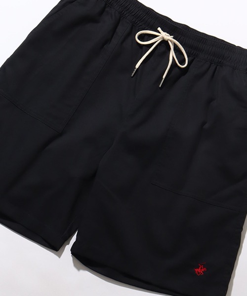 BEVERLY HILLS POLO CLUB（ビバリーヒルズポロクラブ）の「【Beverly Hills Polo Club/ビバリーヒルズポロクラブ】ワンポイントポニー刺繍 カーボンピーチツイル イージーハーフパンツ（その他パンツ・メンズ・ベージュ/スミクロ/ネイビー/ブルーグリーン/ライラック/オフホワイト・LL/L/M）」の15枚目の写真