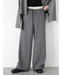 ehka sopo | 配色イージースラックス(スラックス)