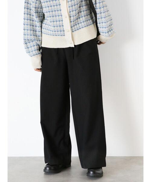 ehka sopo(エヘカソポ)の「配色イージースラックス(スラックス・レディース・ブラック/グレー/ブルー・F)」の7枚目の写真