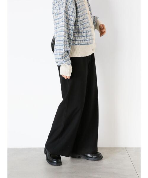 ehka sopo(エヘカソポ)の「配色イージースラックス(スラックス・レディース・ブラック/グレー/ブルー・F)」の12枚目の写真