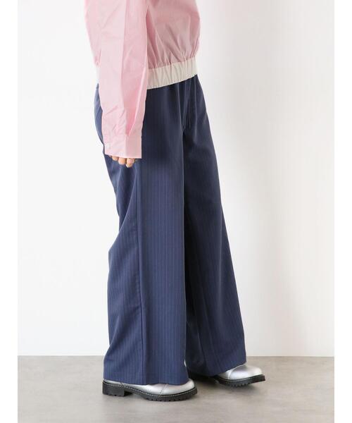 ehka sopo(エヘカソポ)の「配色イージースラックス(スラックス・レディース・ブラック/グレー/ブルー・F)」の13枚目の写真