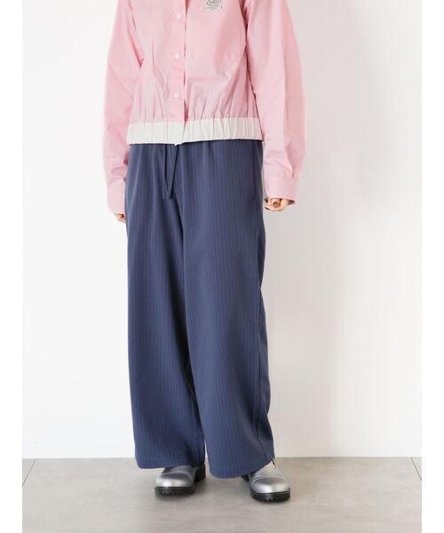 ehka sopo(エヘカソポ)の「配色イージースラックス(スラックス・レディース・ブラック/グレー/ブルー・F)」の17枚目の写真