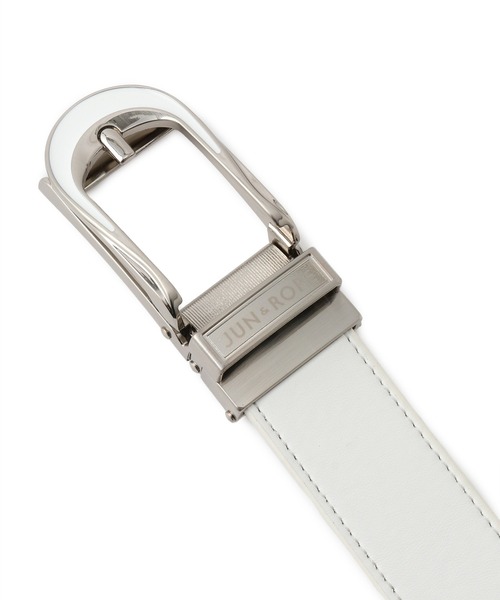 JUN&ROPE'（ジュンアンドロペ）の「スライド式合皮ベルト（ベルト・レディース・シルバー/ホワイト・FREE）」の7枚目の写真