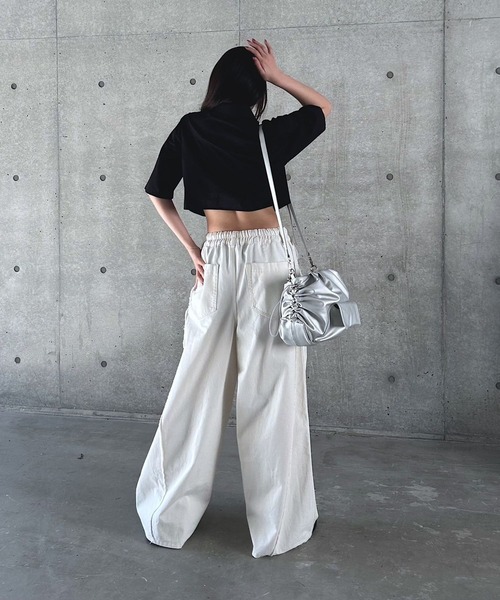 PAGEBOY（ページボーイ）の「ネクタイツキショートシャツ（シャツ/ブラウス・レディース・オフホワイト/ブルー/ブラック・FREE）」の17枚目の写真