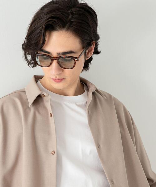 SENSE OF PLACE by URBAN RESEARCH（センスオブプレイスバイアーバンリサーチ）の「『ユニセックス』ウェリントンサングラス（メガネ・メンズ・ブラウン/ブルー系その他/ブルー/クリア・ONE）」の10枚目の写真