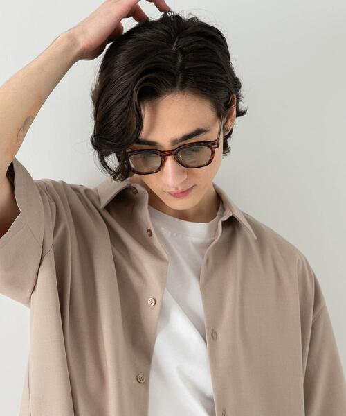 SENSE OF PLACE by URBAN RESEARCH（センスオブプレイスバイアーバンリサーチ）の「『ユニセックス』ウェリントンサングラス（メガネ・メンズ・ブラウン/ブルー系その他/ブルー/クリア・ONE）」の11枚目の写真