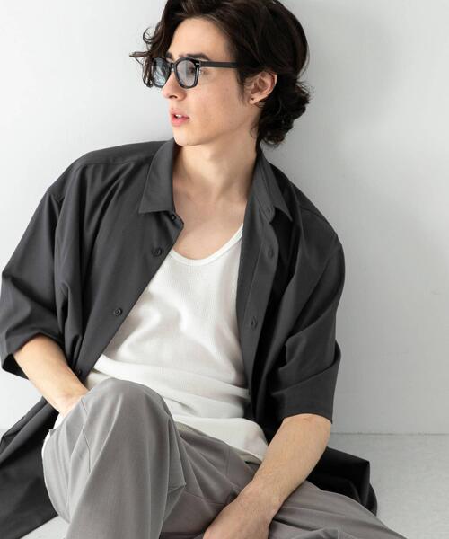 SENSE OF PLACE by URBAN RESEARCH（センスオブプレイスバイアーバンリサーチ）の「『ユニセックス』ウェリントンサングラス（メガネ・メンズ・ブラウン/ブルー系その他/ブルー/クリア・ONE）」の20枚目の写真