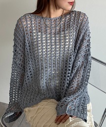 ラメメッシュニット【ZOZOTOWN限定アイテム】