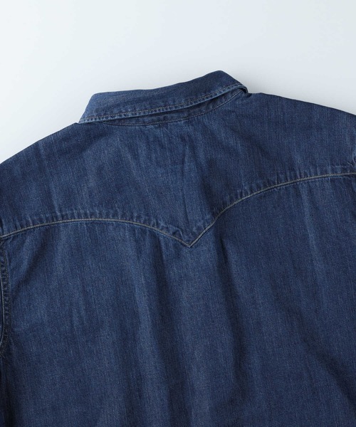 Levi's(リーバイス)の「【Levi's】スタンダードウエスタンシャツ(シャツ/ブラウス・メンズ・ダークインディゴブルー・L/M/S)」の4枚目の写真