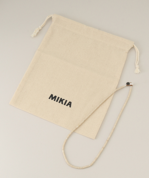 MIKIA/別注マルチビーズネックレス セール】【MIKIA/ミキア】ビーズネックレス 別注jasper（ネックレス