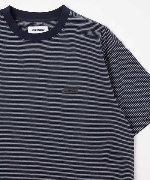meltum(メルタム)の「BORDER S/S T-SHIRT(Tシャツ/カットソー・メンズ・ブラック/グレー/ネイビー・MEDIUM/LARGE/X-LARGE)」の9枚目の写真