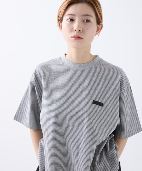 meltum（メルタム）の「BORDER S/S T-SHIRT（Tシャツ/カットソー・メンズ・ブラック/グレー/ネイビー・MEDIUM/LARGE/X-LARGE）」の10枚目の写真