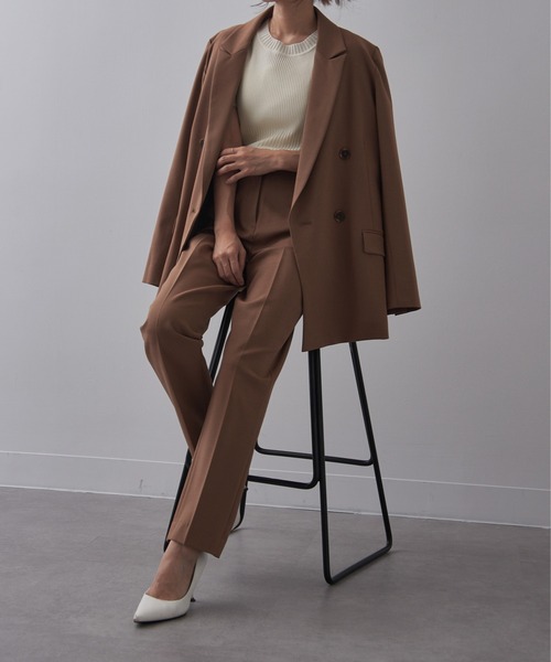 美シルエット]美品 セオリー シングルパンツセットアップ 1B