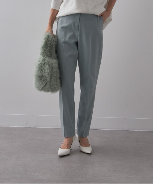 SETUP7（セットアップセブン）の「【SETUP7】Basic Tapered Pants　/　美シルエットベーシックテーパードパンツ（スラックス・レディース・ブラック/ライトベージュ/ブラウン/ライトブルー・S/M/XS）」の18枚目の写真