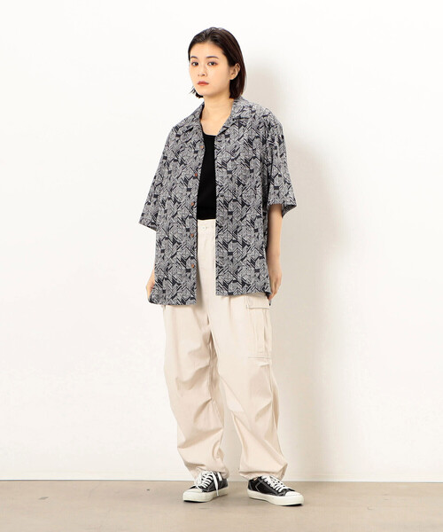 Purple&Yellow（パープルアンドイエロー）の「コットンアフリカン柄プリントシャツ（シャツ/ブラウス・メンズ・ブラック・MEDIUM/SMALL/LARGE）」の7枚目の写真