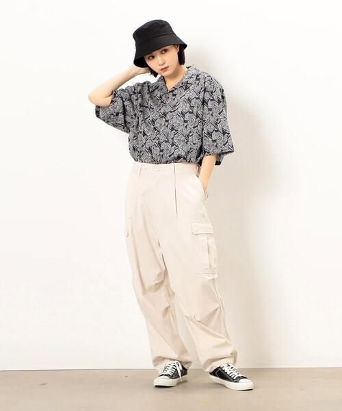 Purple&Yellow（パープルアンドイエロー）の「コットンアフリカン柄プリントシャツ（シャツ/ブラウス・メンズ・ブラック・MEDIUM/SMALL/LARGE）」の8枚目の写真