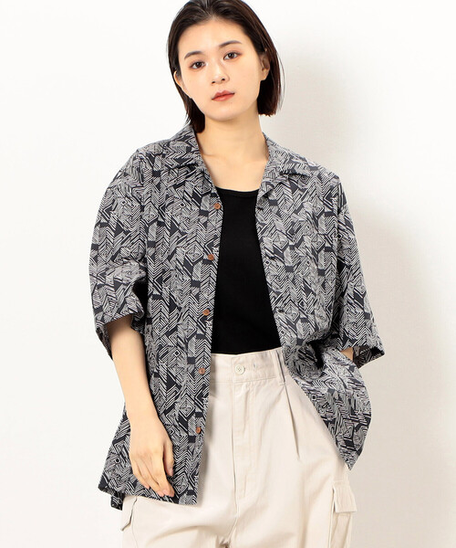 Purple&Yellow（パープルアンドイエロー）の「コットンアフリカン柄プリントシャツ（シャツ/ブラウス・メンズ・ブラック・MEDIUM/SMALL/LARGE）」の9枚目の写真