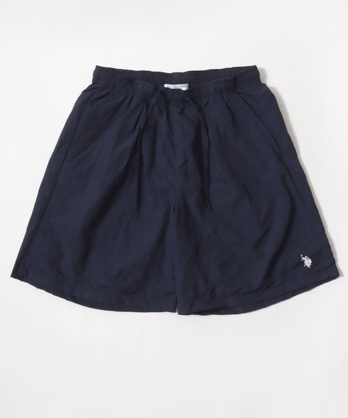 U.S. POLO ASSN.(ユーエスポロアッスン)の「U.S. POLO ASSN./ユーエスポロアッスン 水陸両用 オーバーサイズ ナイロン ロゴ ワンポイント刺繍 無地 ショートパンツ/ハーフパンツ/ショーツ/イージーパンツ/レディース メンズ(その他パンツ・メンズ・ベージュ/ブラック/カーキ/グレー/ネイビー・M/L/LL)」の10枚目の写真