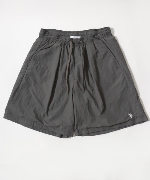 U.S. POLO ASSN.(ユーエスポロアッスン)の「U.S. POLO ASSN./ユーエスポロアッスン 水陸両用 オーバーサイズ ナイロン ロゴ ワンポイント刺繍 無地 ショートパンツ/ハーフパンツ/ショーツ/イージーパンツ/レディース メンズ(その他パンツ・メンズ・ベージュ/ブラック/カーキ/グレー/ネイビー・M/L/LL)」の20枚目の写真