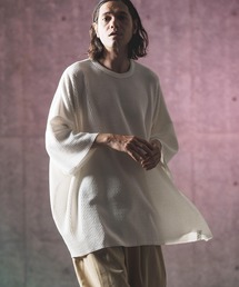 mt8997- Jacquard texture T-shirt Tシャツ