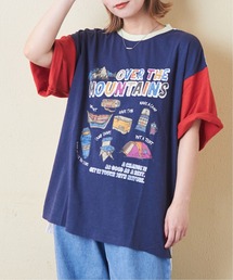 CUBE SUGAR（キューブシュガー）の「スラブ天竺アウトドアプリントビッグTシャツ（Tシャツ/カットソー・メンズ）」
