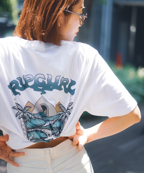 rip curl(リップカール)の「【RIPCURL(リップカール)】M THE SPHINX TEE/リラックスフィットミステリアスプリントコットン100%半袖Tシャツ(Tシャツ/カットソー・メンズ・ホワイト/ブラック系その他・X-LARGE/LARGE/MEDIUM)」の1枚目の写真