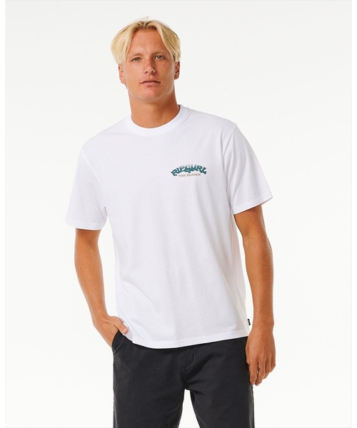 rip curl(リップカール)の「【RIPCURL(リップカール)】M THE SPHINX TEE/リラックスフィットミステリアスプリントコットン100%半袖Tシャツ(Tシャツ/カットソー・メンズ・ホワイト/ブラック系その他・X-LARGE/LARGE/MEDIUM)」の11枚目の写真