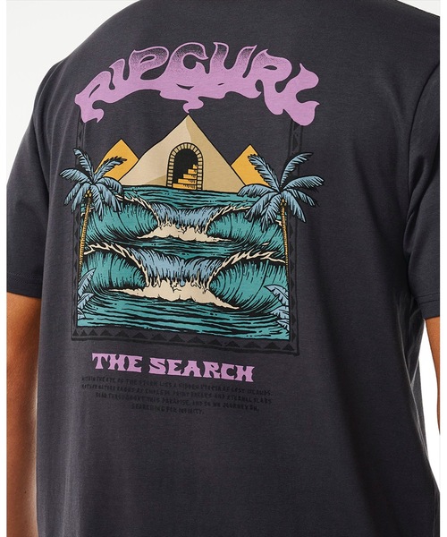 rip curl(リップカール)の「【RIPCURL(リップカール)】M THE SPHINX TEE/リラックスフィットミステリアスプリントコットン100%半袖Tシャツ(Tシャツ/カットソー・メンズ・ホワイト/ブラック系その他・X-LARGE/LARGE/MEDIUM)」の3枚目の写真