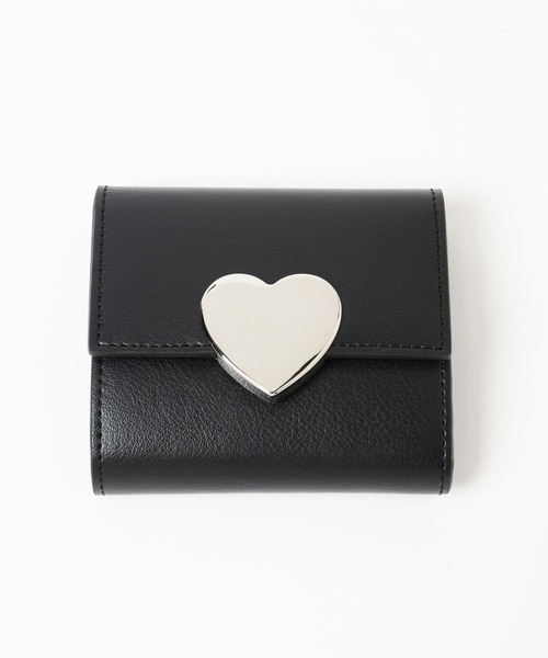 Me%(ミィパーセント)の「ハートパーツサイフ 126836(財布・レディース・ブラック/ホワイト/シルバー/レッド/ブラウン・FREE)」の16枚目の写真