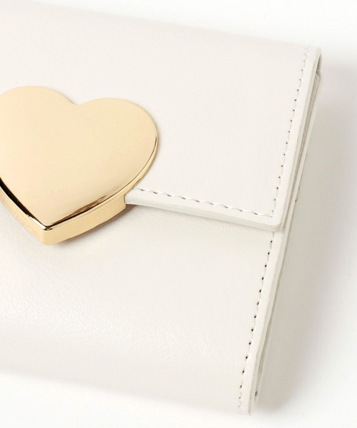 Me%(ミィパーセント)の「ハートパーツサイフ 126836(財布・レディース・ブラック/ホワイト/シルバー/レッド/ブラウン・FREE)」の8枚目の写真