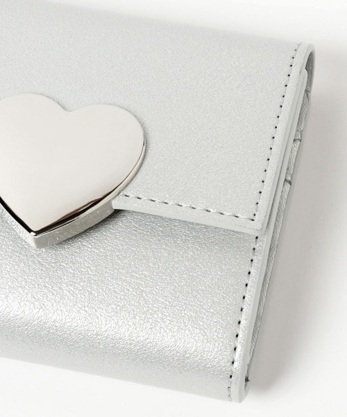 Me%(ミィパーセント)の「ハートパーツサイフ 126836(財布・レディース・ブラック/ホワイト/シルバー/レッド/ブラウン・FREE)」の10枚目の写真