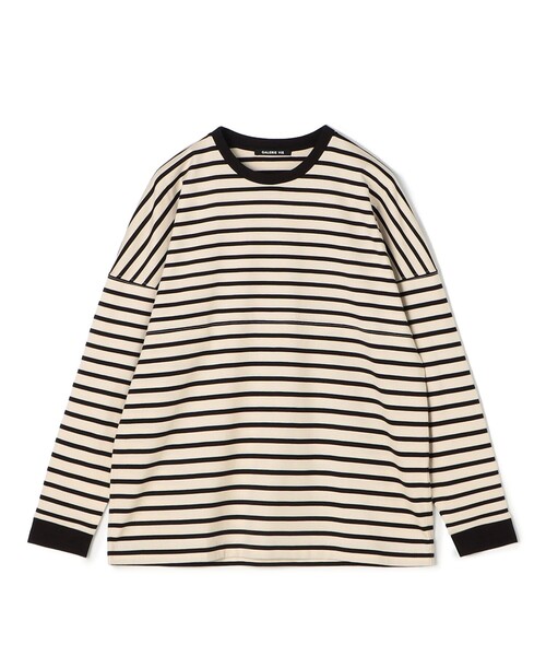 GALERIE VIE(ギャルリー ヴィー)の「ファインコットン ロングスリーブTシャツ(Tシャツ/カットソー・メンズ・ブラック系その他/ネイビー/ホワイト/ブルー系その他/ブラック/ブルー系その他2/ダークブラウン・M/S)」の3枚目の写真